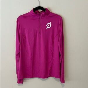 Peloton Fuchsia Half-Zip Top